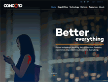 Tablet Screenshot of concordservicing.com